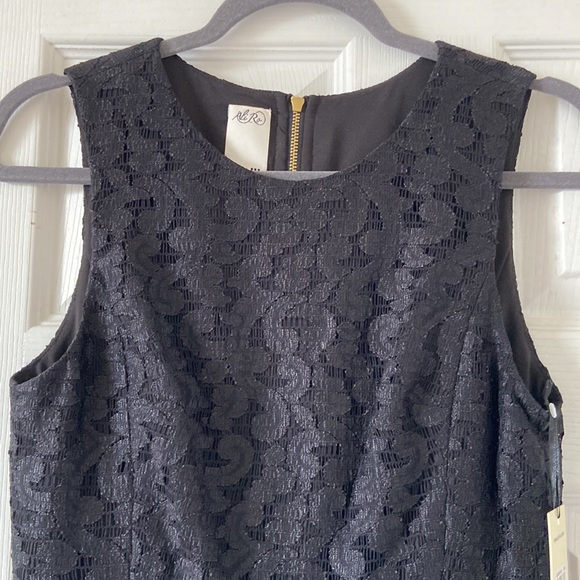 Ali Ro Sleeveless Lace Black Dress Size 4 - Picture 3 of 5